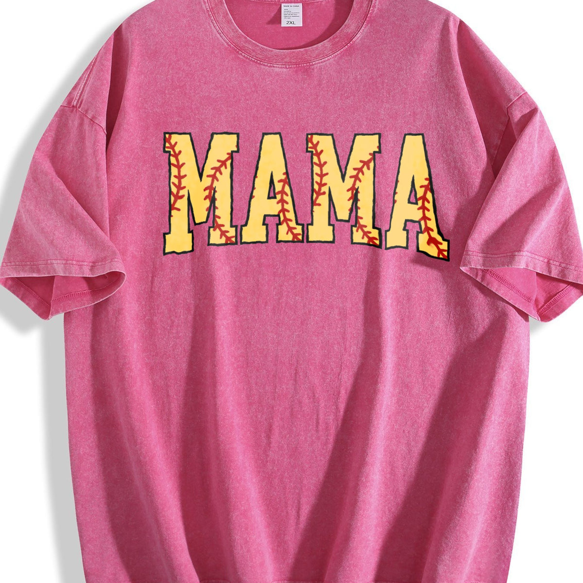 Cute Softball Mama Vintage Washed T-Shirt product image 7