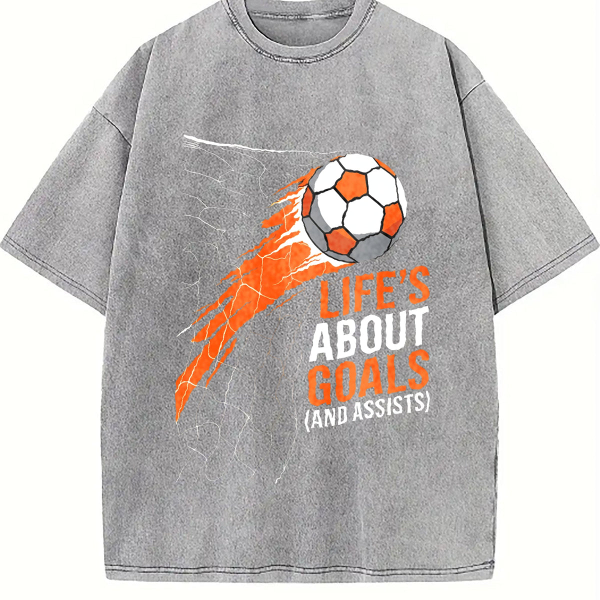 Global Soccer Fan Vintage Washed T-Shirt product image 5