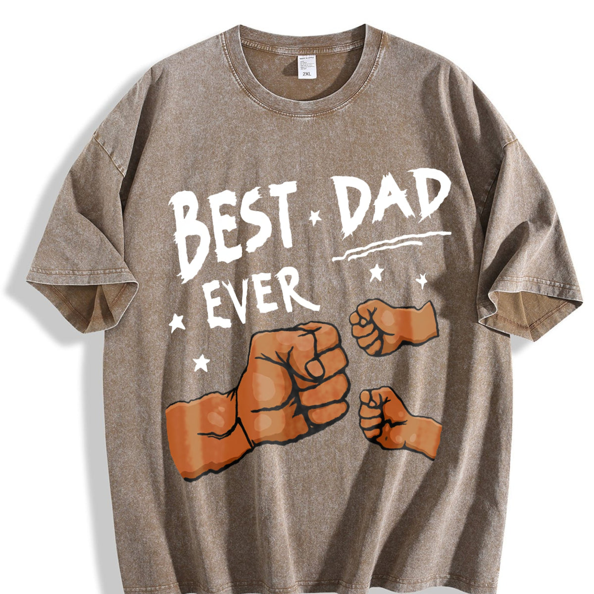 Phrase 'best Vintage Washed T-Shirt product image 3