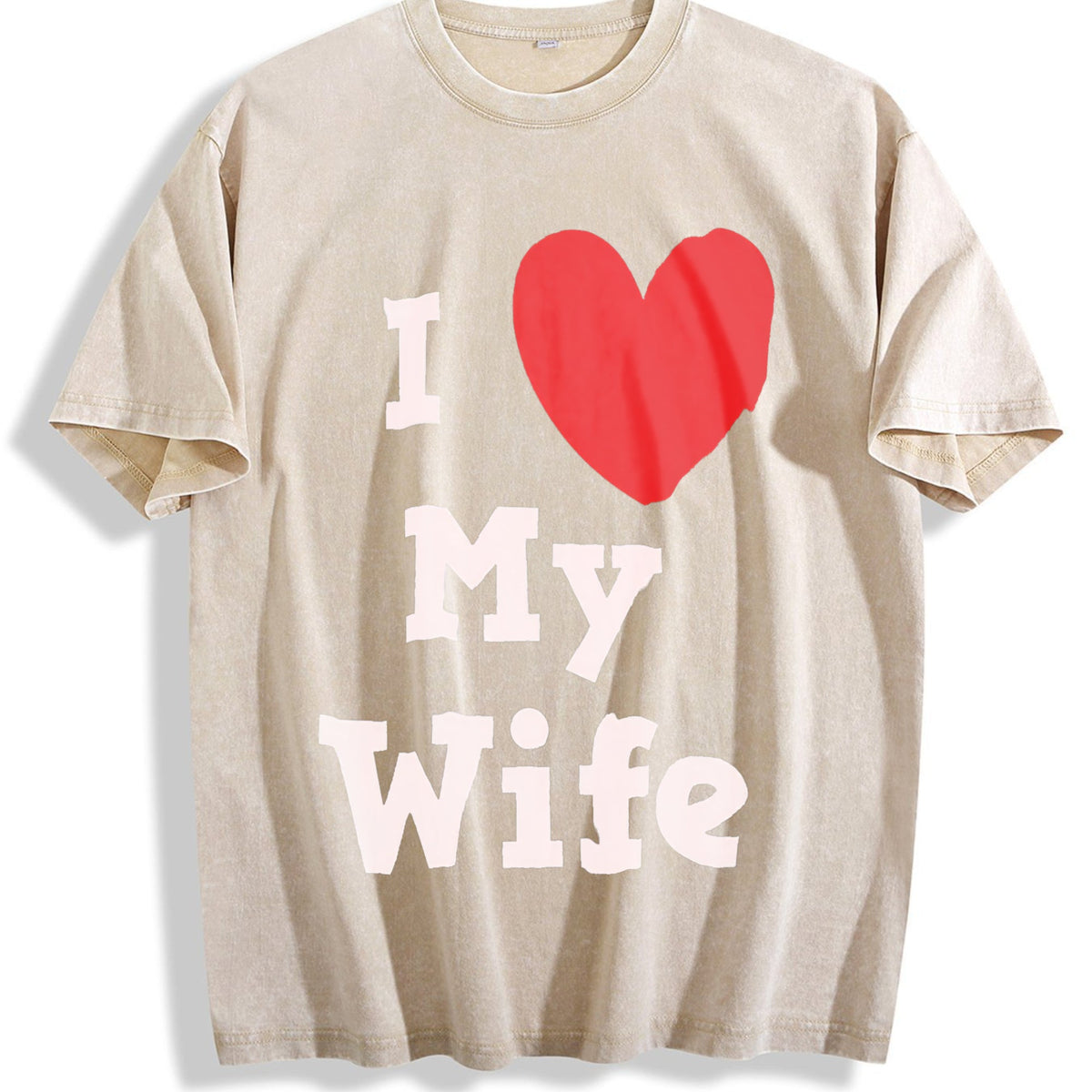 I Love My Wife Vintage Washed T-Shirt product image 1