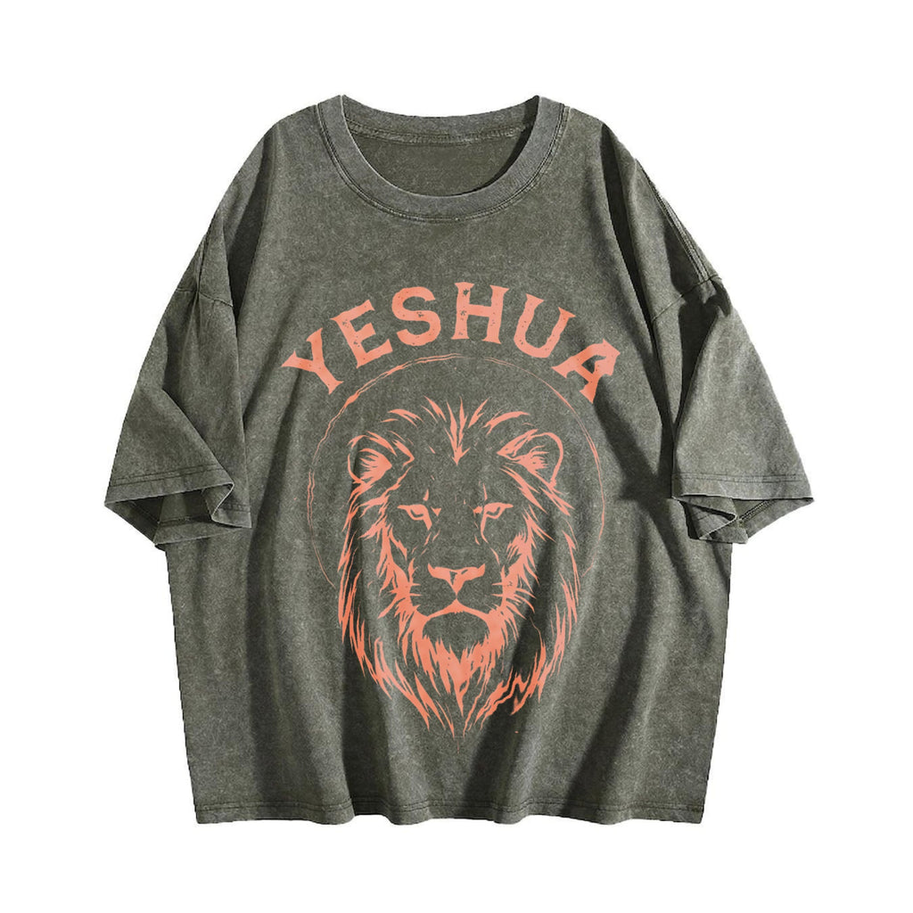 Yeshua Lion Vintage Washed T-Shirt product image 4