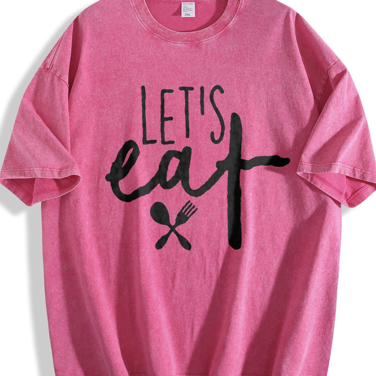 Let's Eat Funny Humor Grandma Vintage Washed T-Shirt product image 7