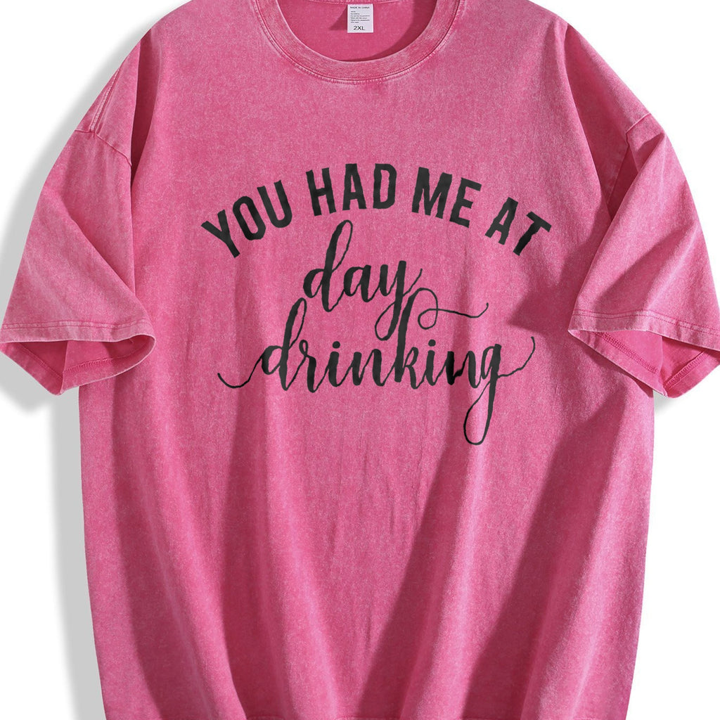 You Had Me At Day Drinking Vintage Washed T-Shirt product image 7