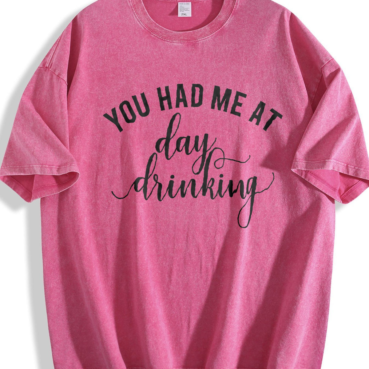 You Had Me At Day Drinking Vintage Washed T-Shirt product image 7