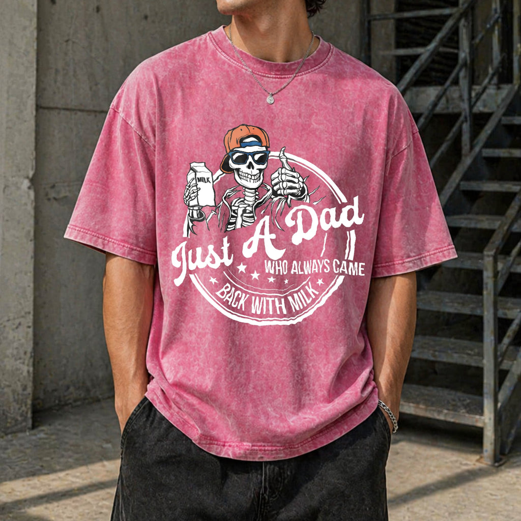 Just A Dad Who Always Came Back With The Milk Vintage product image 7