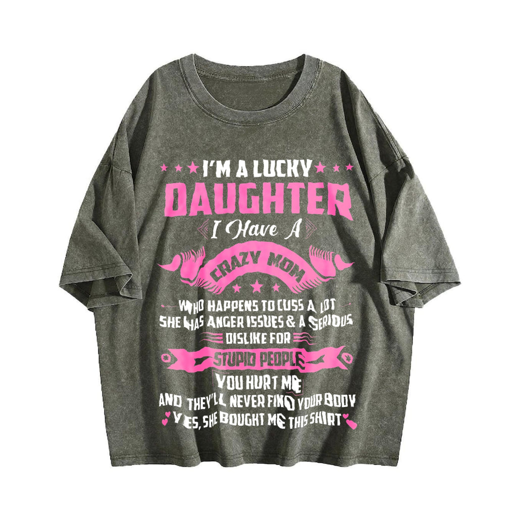 Lucky Daughter Vintage Washed T-Shirt product image 4