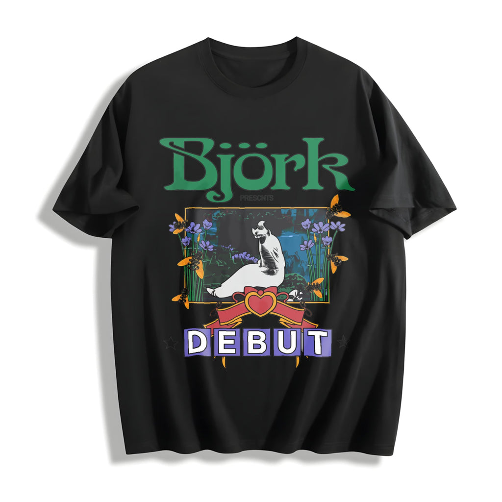 Y2K Bjork Debut Cotton T-Shirt product image 1