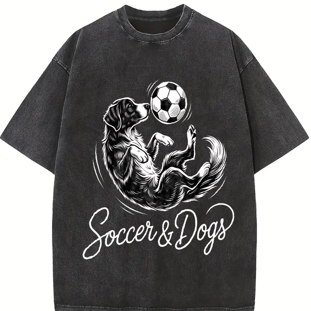 Global Soccer Fan Vintage Washed T-Shirt product image 2