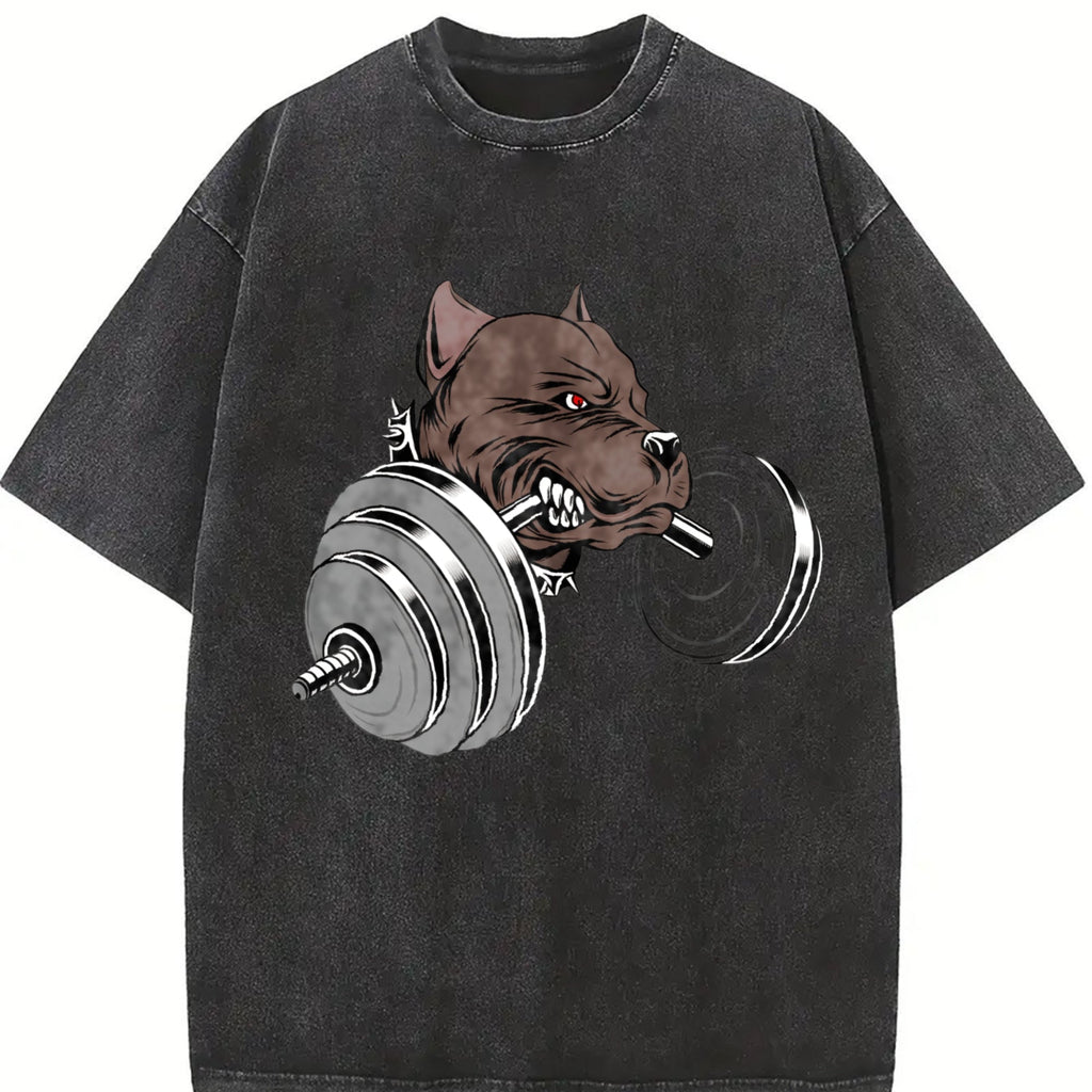 Gym Motivation Vintage Washed T-Shirt product image 2