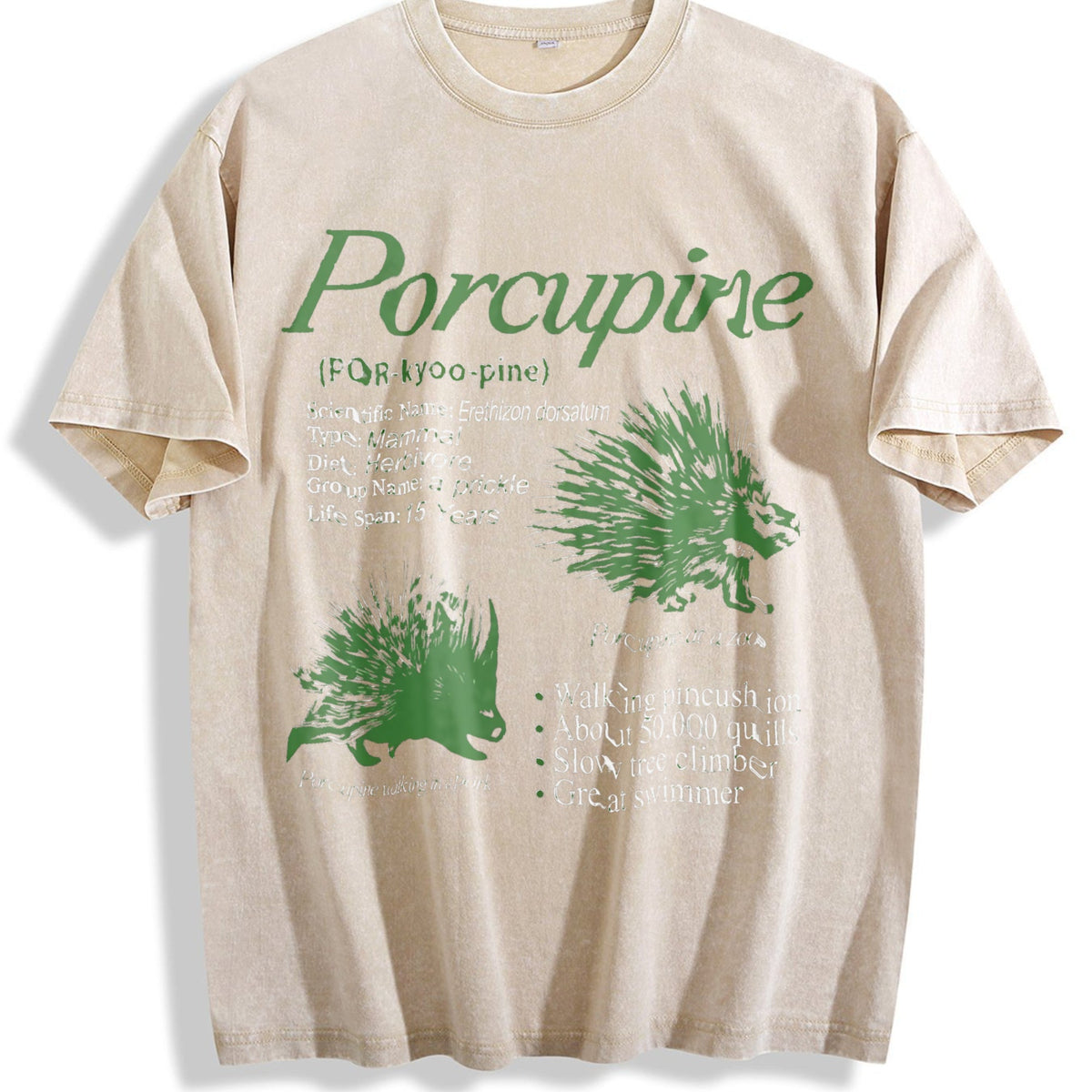 Porcupine 90s Vintage Washed T-Shirt product image 1