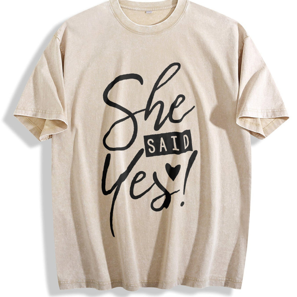 She Said Yes Engagement Bachelorette Party Vintage Washed product image 1