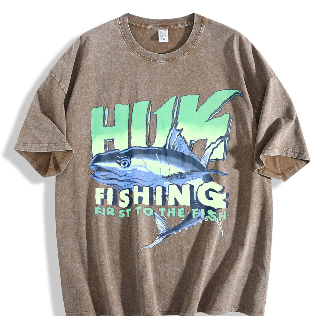 Fishing Vintage Washed T-Shirt product image 3