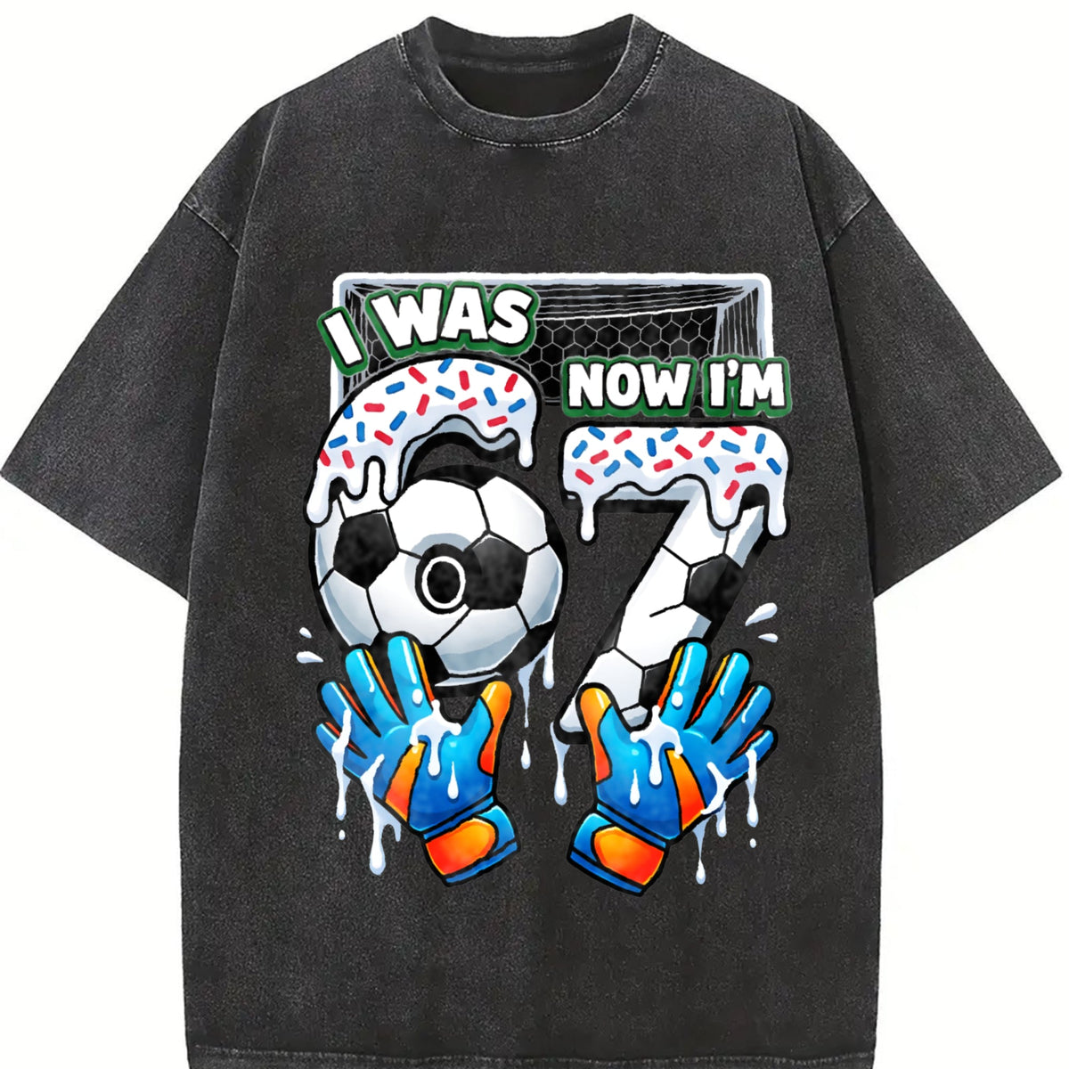 Global Soccer Fan Vintage Washed T-Shirt product image 2