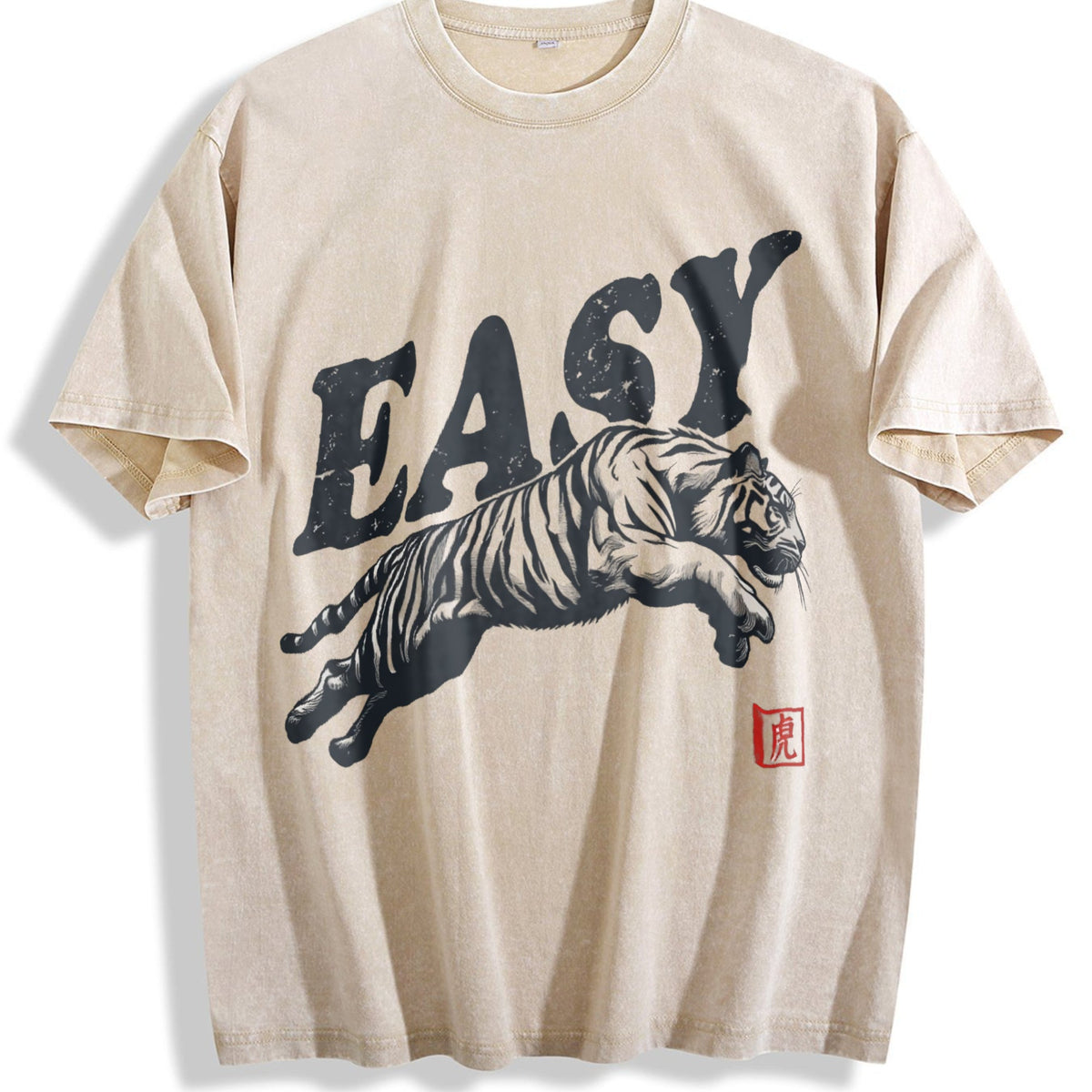 Easy Tiger 90s Vintage Washed T-Shirt product image 1