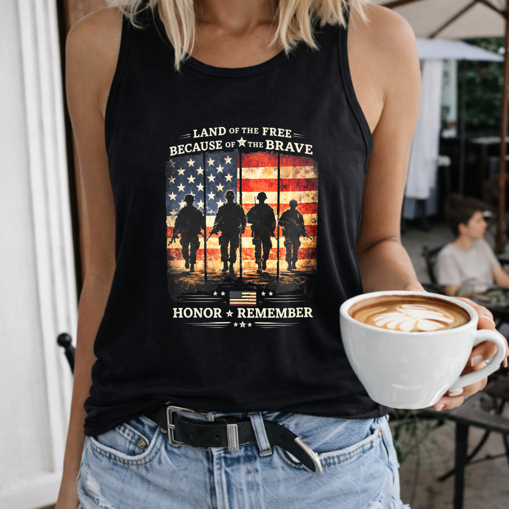 Land Of The Free Women's Tank Top