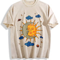 Sun Moon Celestial Vintage Washed T-Shirt product image 1