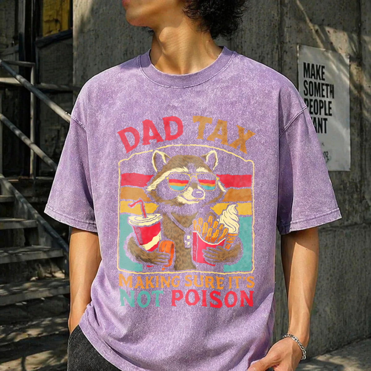 Dad Tax Vintage Washed T-Shirt product image 6