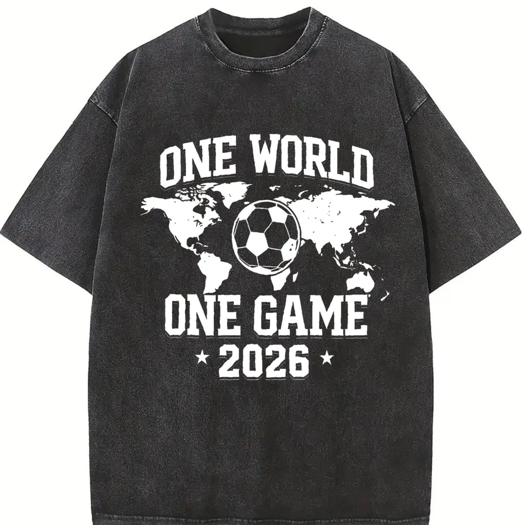 Global Soccer Fan Vintage Washed T-Shirt product image 2
