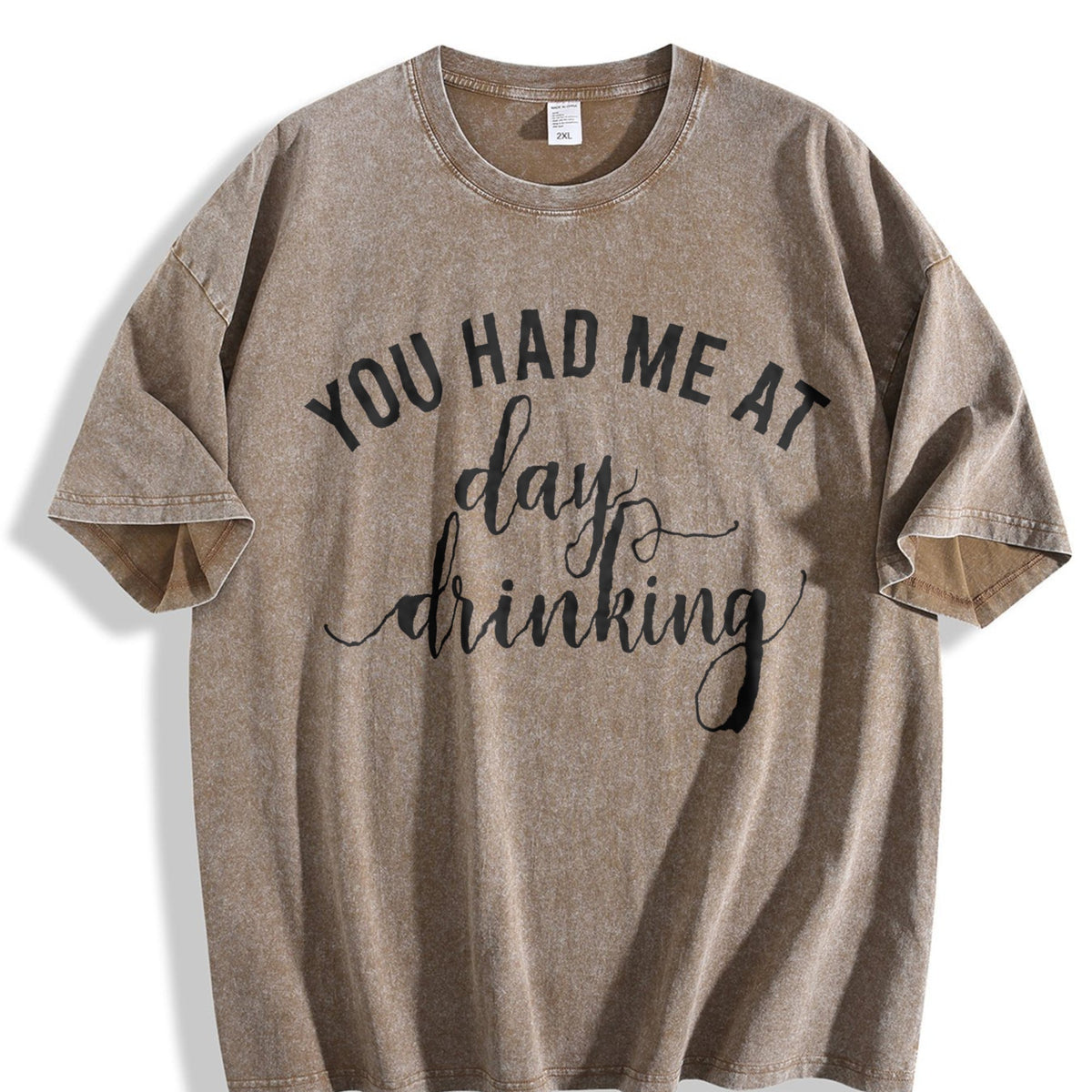 You Had Me At Day Drinking Vintage Washed T-Shirt product image 3