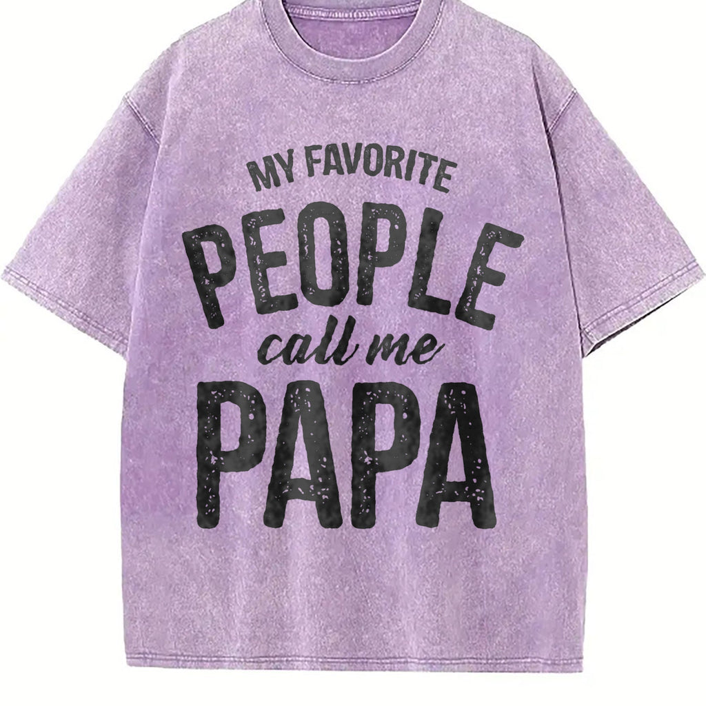 My Favorite People Call Me Papa Funny Humor Father Vintage product image 6