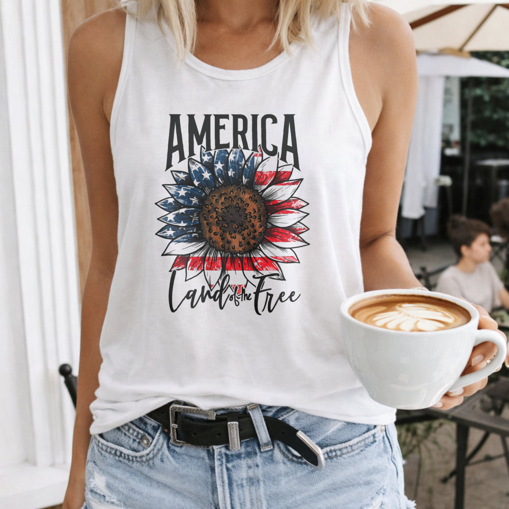 America Land Of Free Women's Tank Top