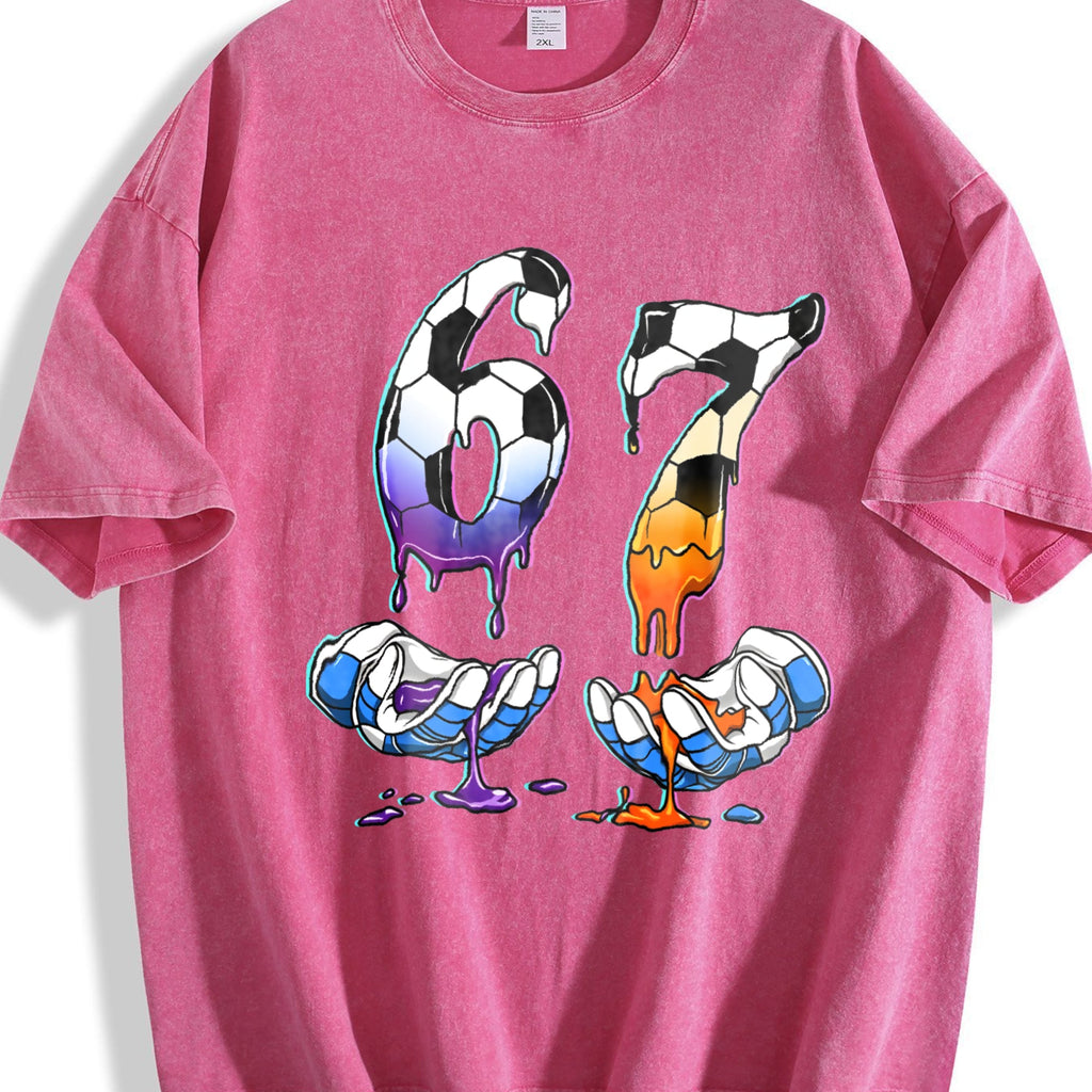 Global Soccer Fan Vintage Washed T-Shirt product image 7