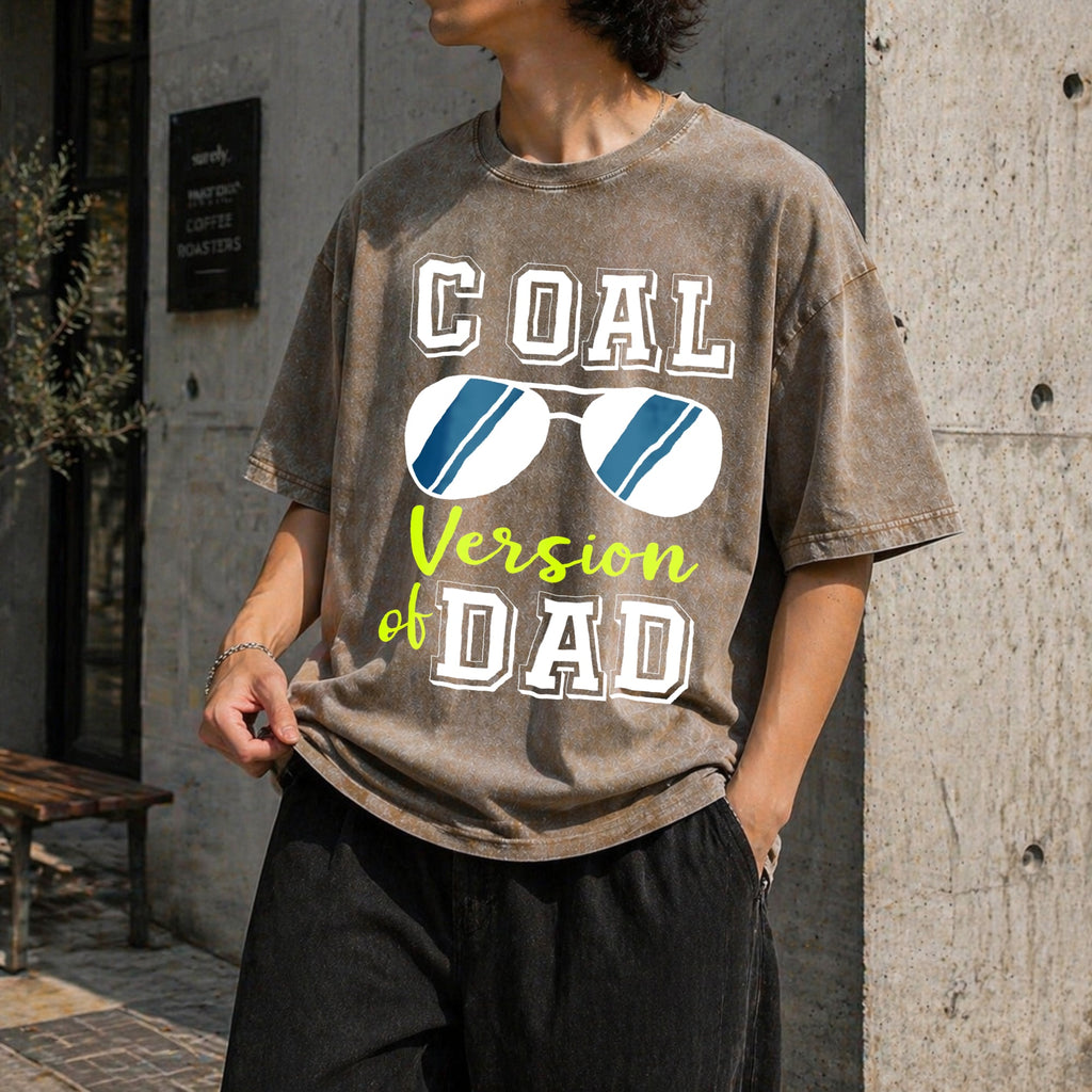 Dad And Son Matching Vintage Washed T-Shirt product image 3