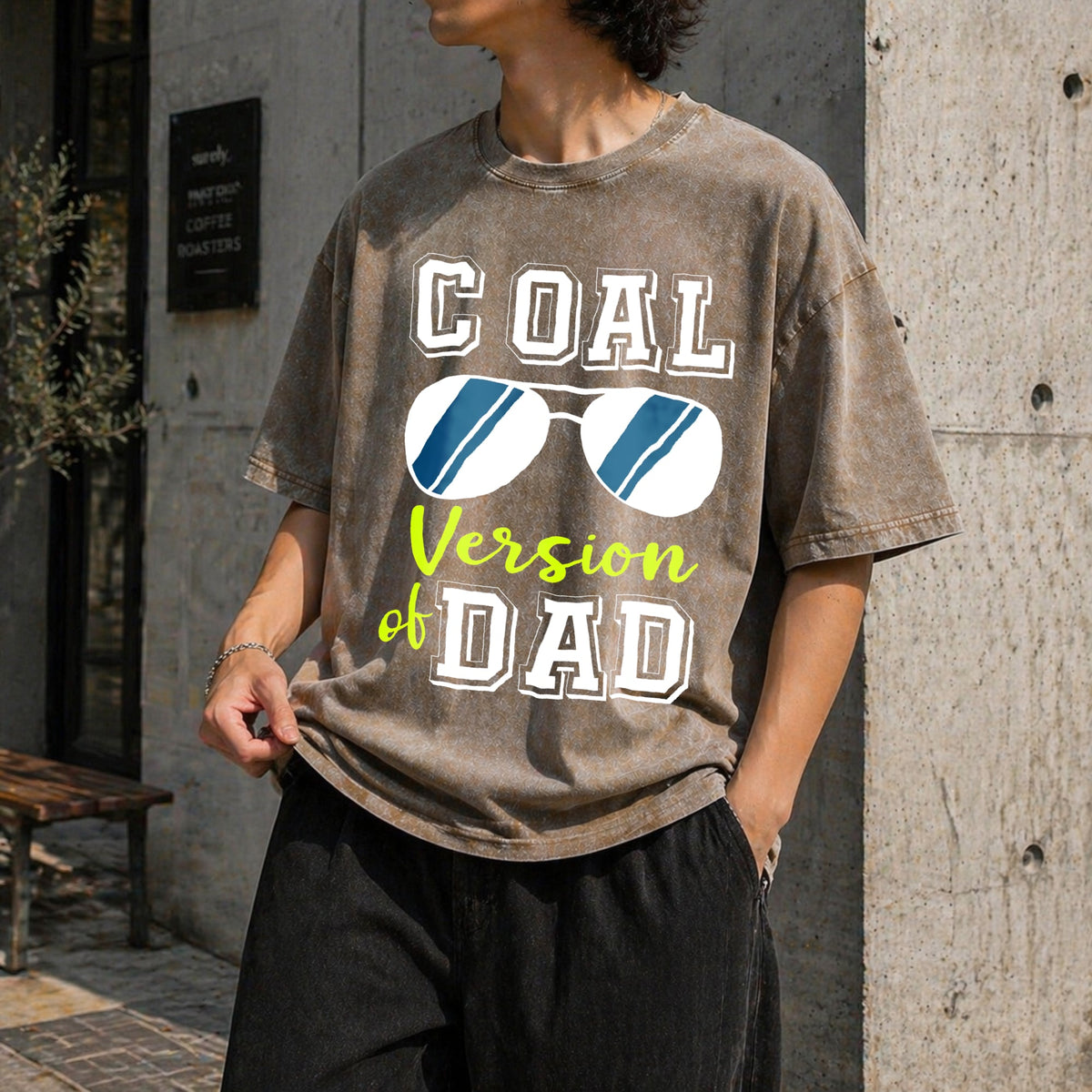 Dad And Son Matching Vintage Washed T-Shirt product image 3