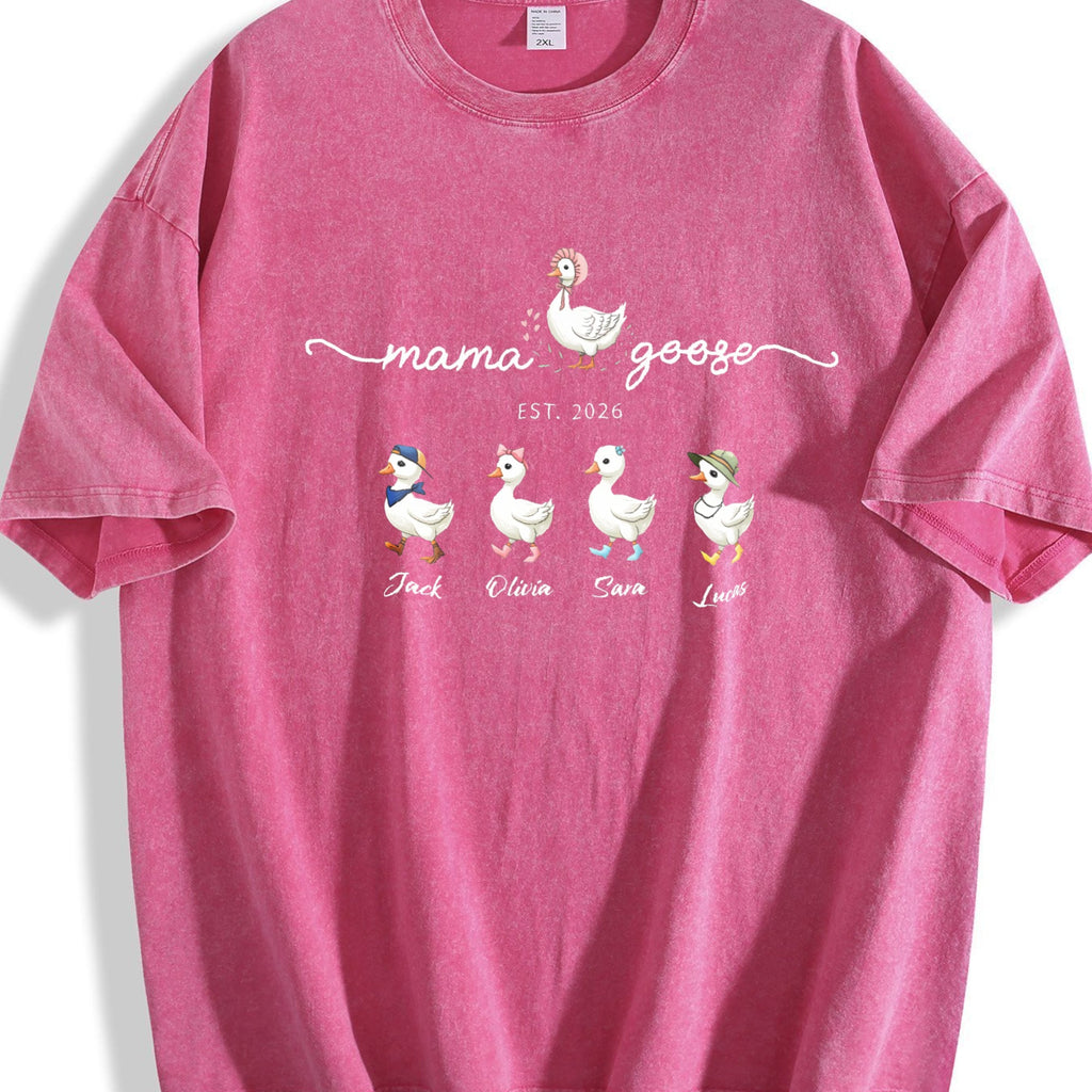 Mama Goose and Goslings Vintage Washed T-Shirt product image 7