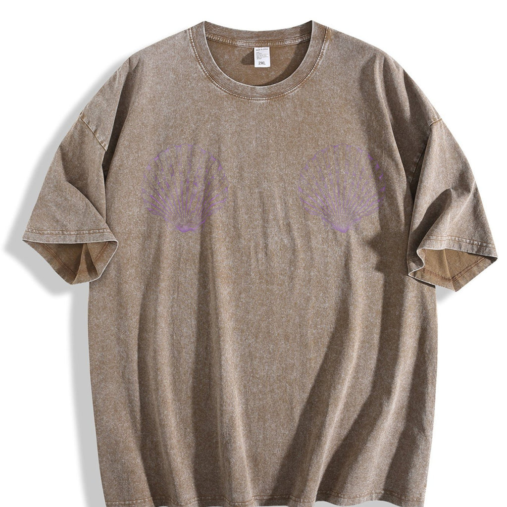 Seashell Bra Vintage Washed T-Shirt product image 3