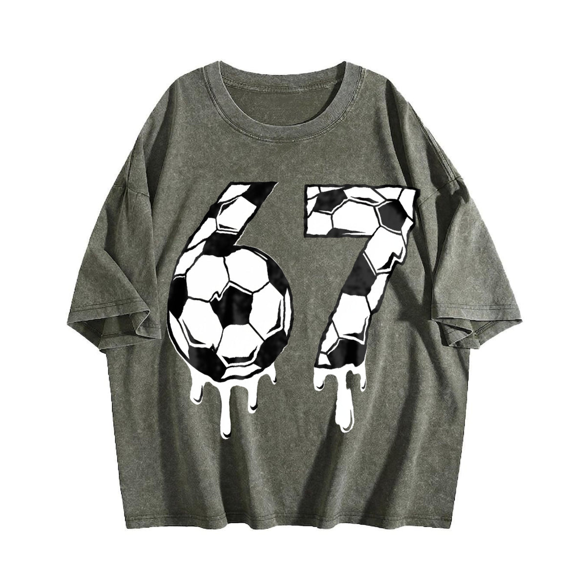 Global Soccer Fan Vintage Washed T-Shirt product image 4