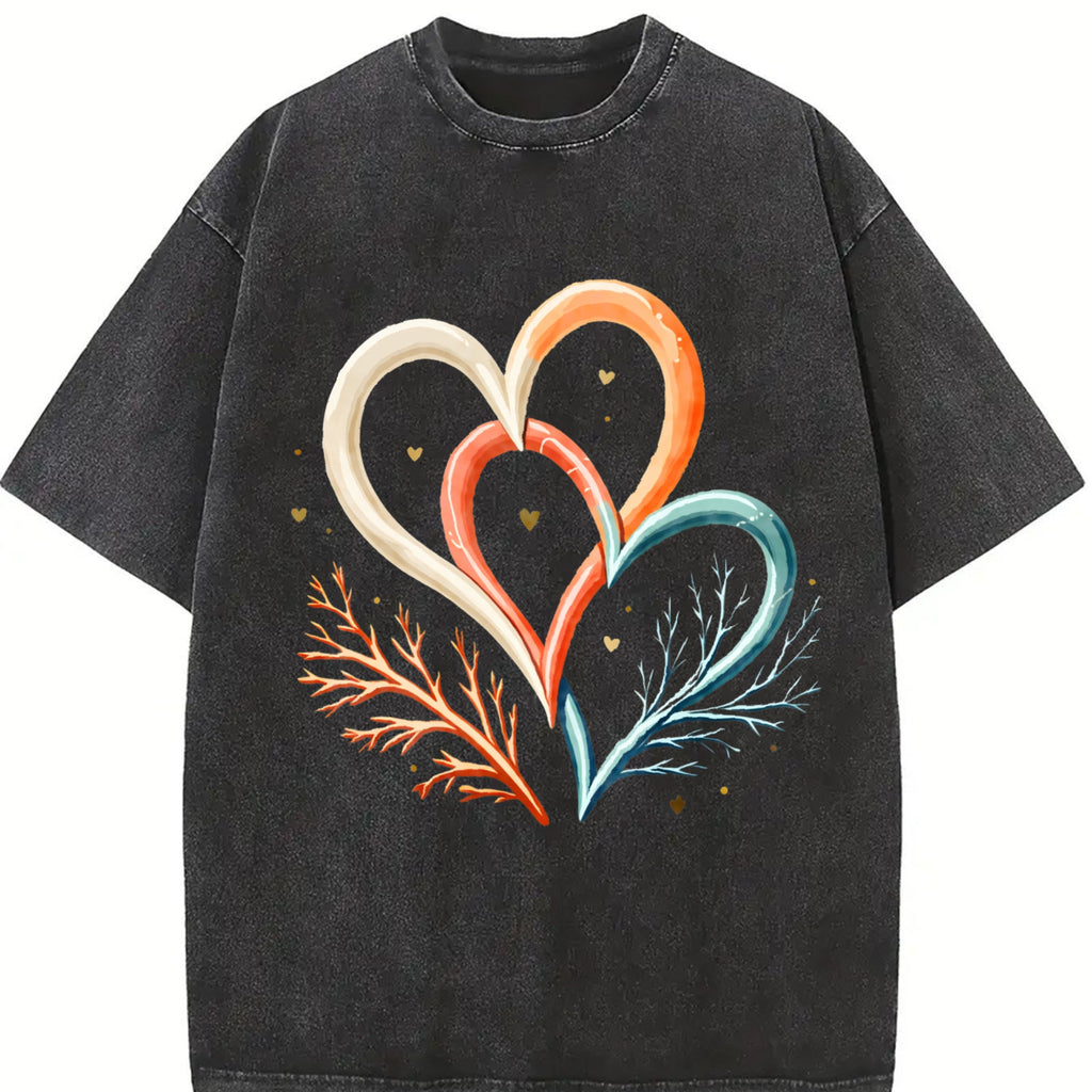 Revival Enthusiast With Hand-drawn Interlocking Hearts product image 2