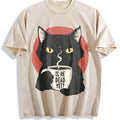 Is He Dead Yet Black Cat Vintage Washed T-Shirt product image 1
