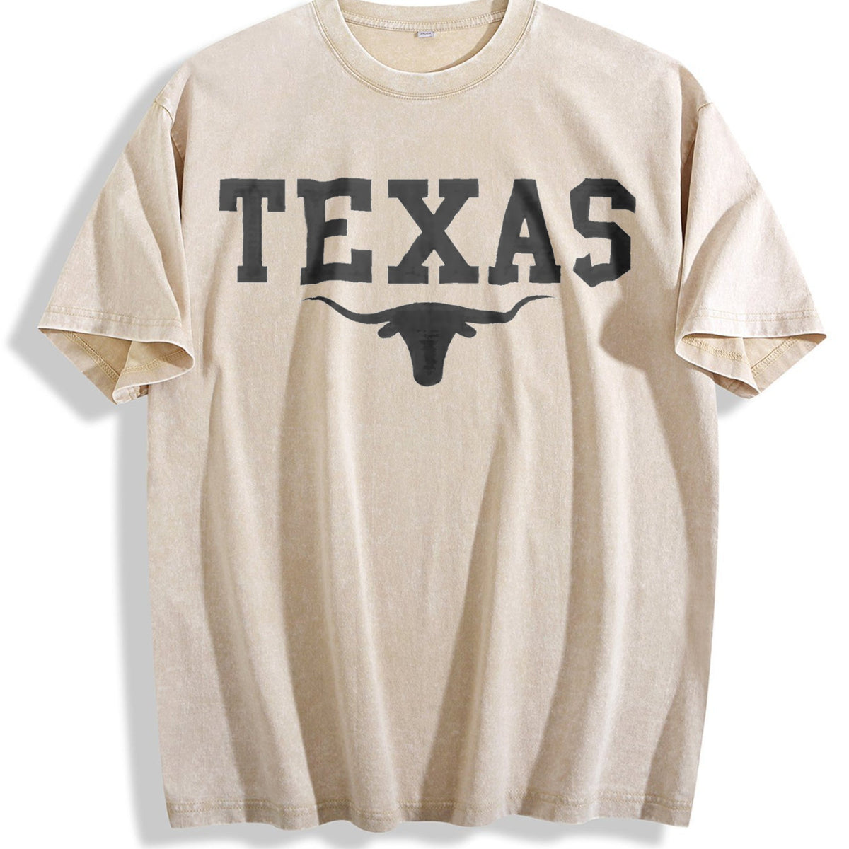 Texas Longhorn Cattle Vintage Washed T-Shirt product image 1