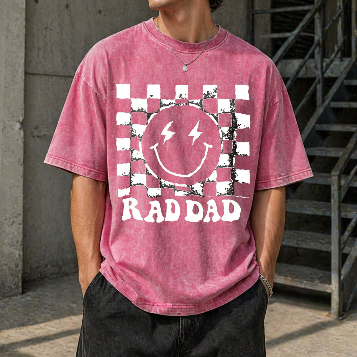 Rad Like Dad Father's Day Matching From Vintage Washed product image 7