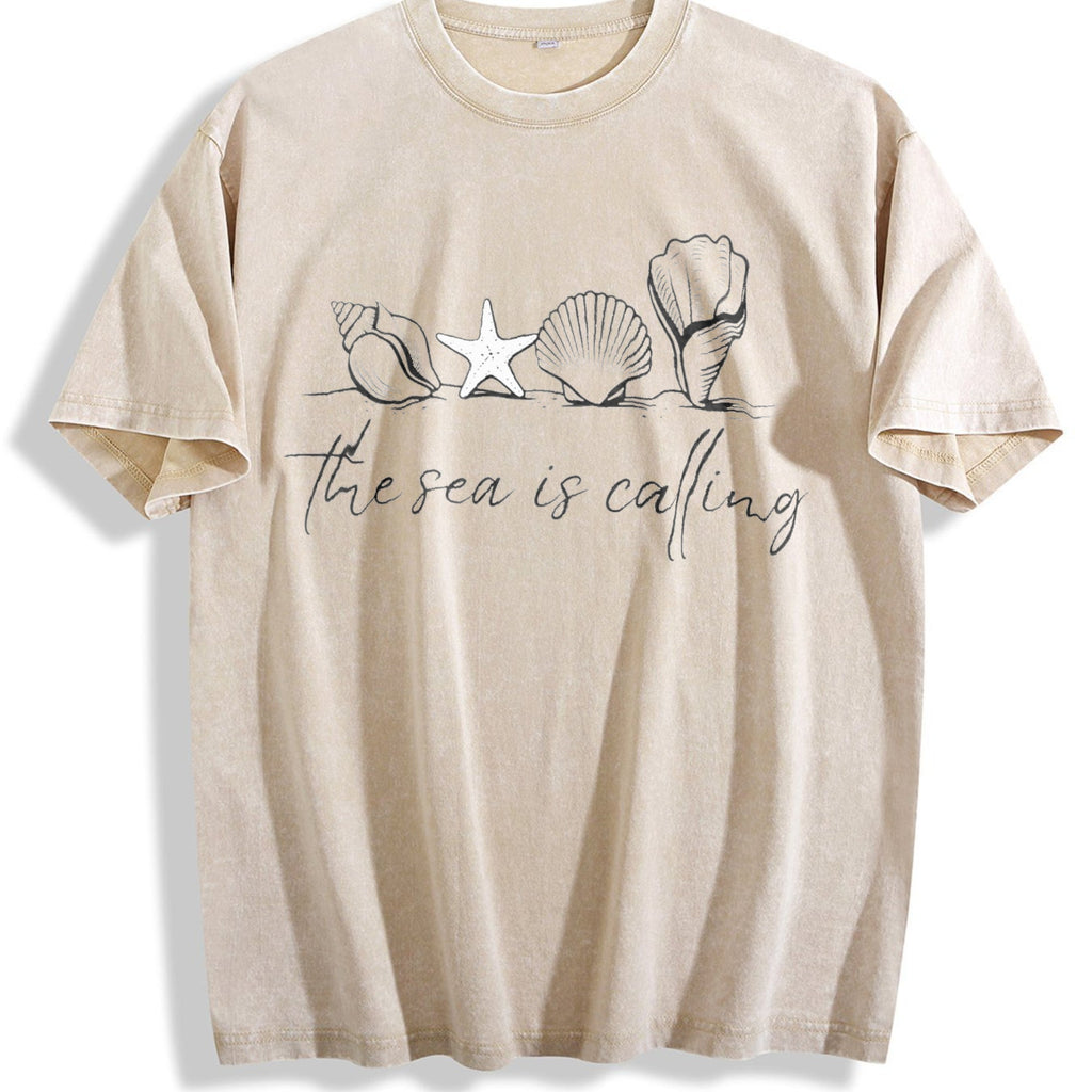 Nautical - Ocean Call & Starfish Beach Vintage Washed product image 1