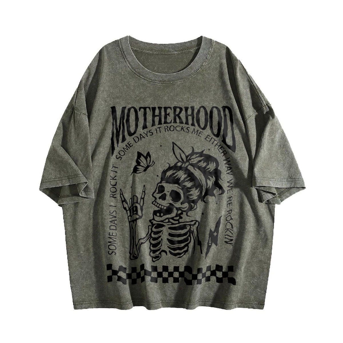Motherhood: Sometimes I Rock It Vintage Washed T-Shirt product image 4
