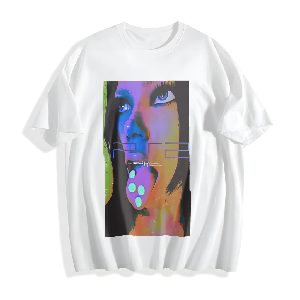 Ps2 Ad Campaign - Y2K Gaming Cotton T-Shirt product image 2
