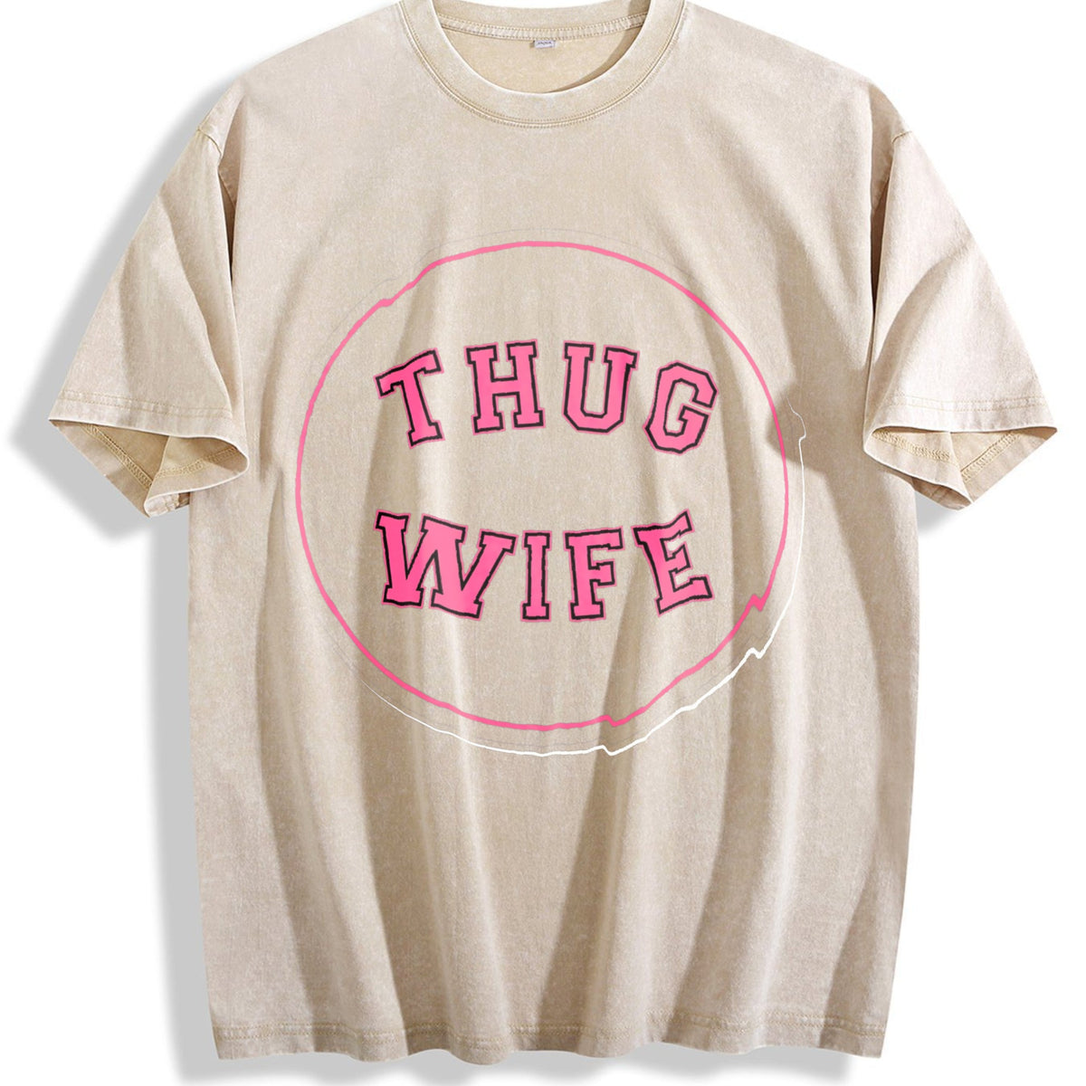 Thug Wife Vintage Washed T-Shirt product image 1