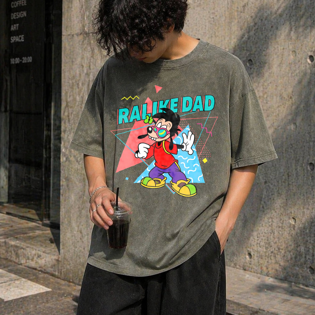 Rad Dad And Like Matching Vintage Washed T-Shirt product image 4