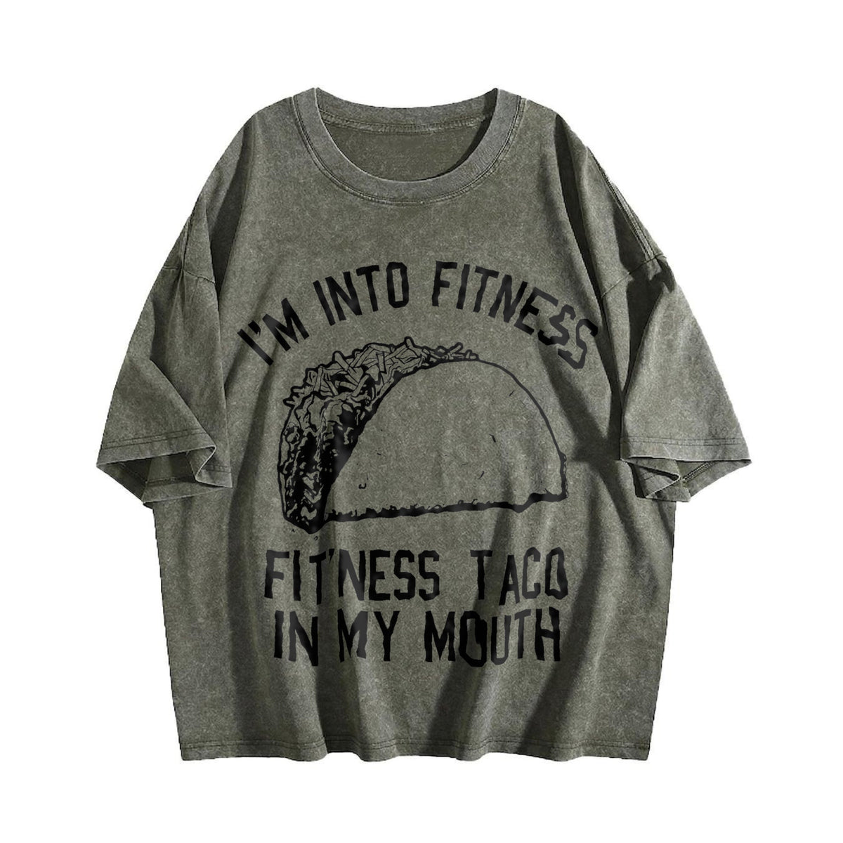 Fitness Taco Funny Humorous Gym Novelty Sarcastic Guys product image 4