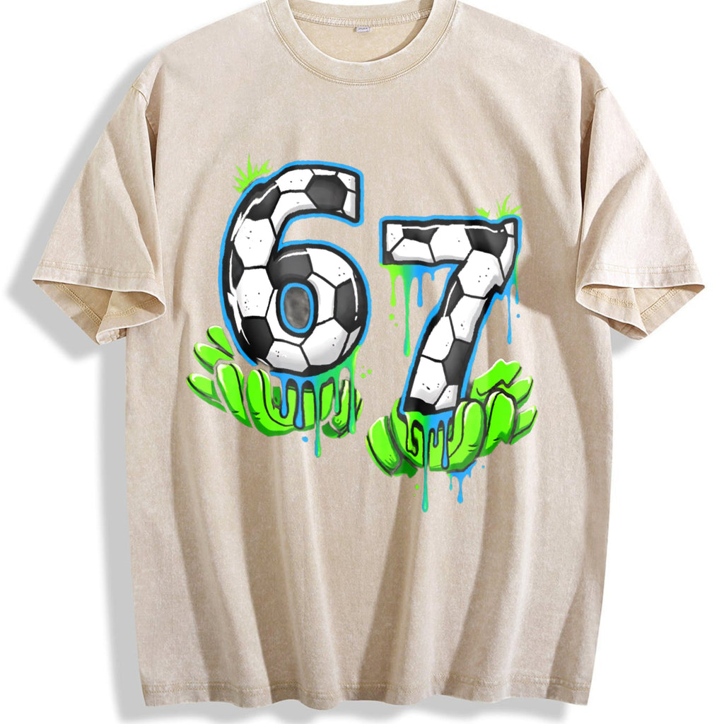 Global Soccer Fan Vintage Washed T-Shirt product image 1