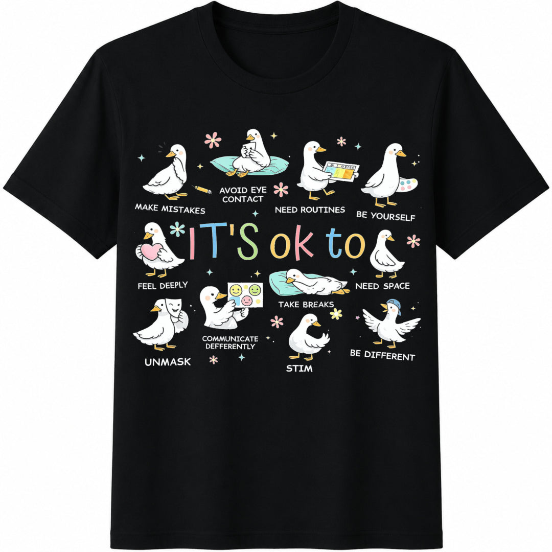 It's Ok To Be Different Autism Goose Education Teacher product image 1