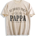 My Favorite People Call Me Papa Vintage Washed T-Shirt product image 1