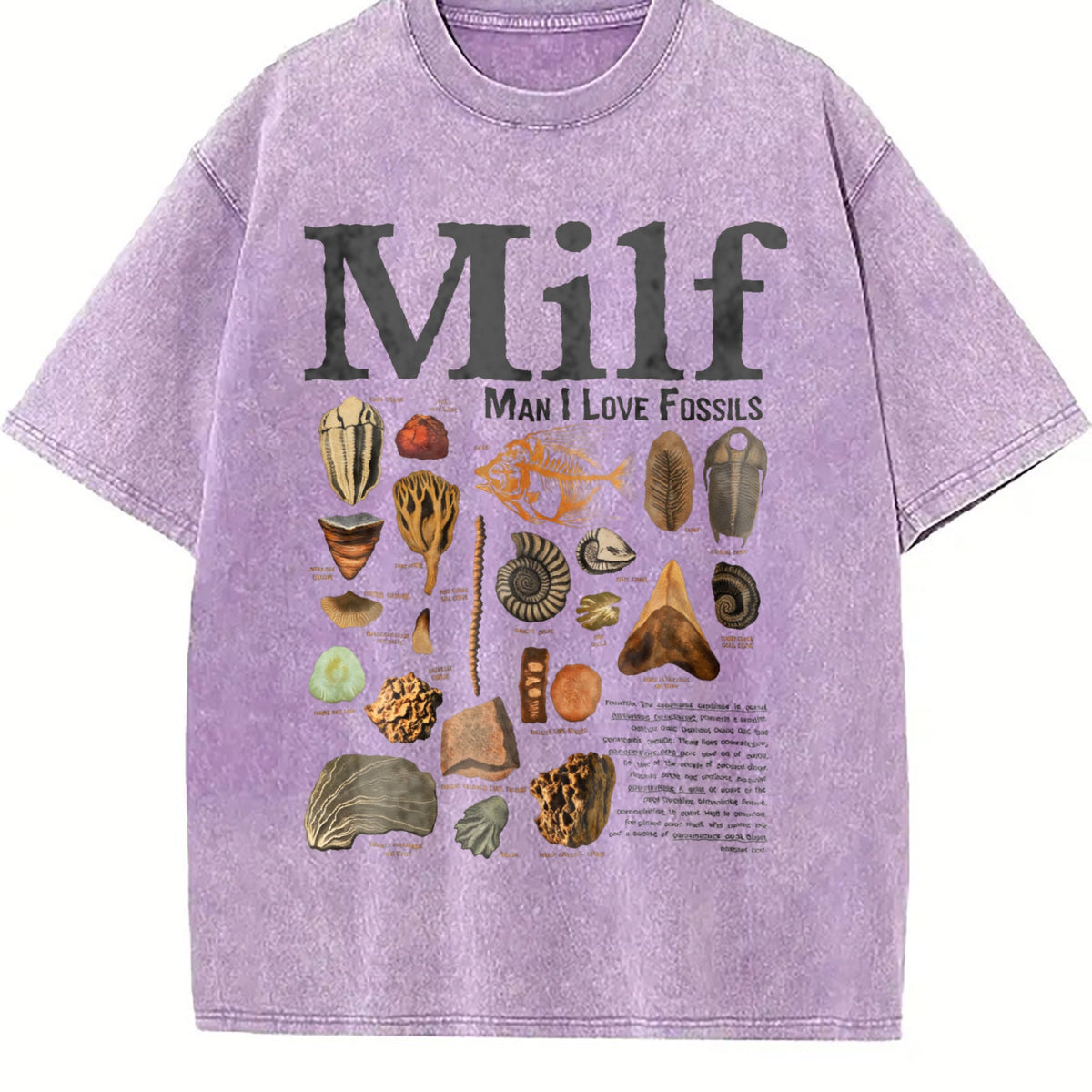 Man I Love Fossils Vintage Washed T-Shirt product image 6