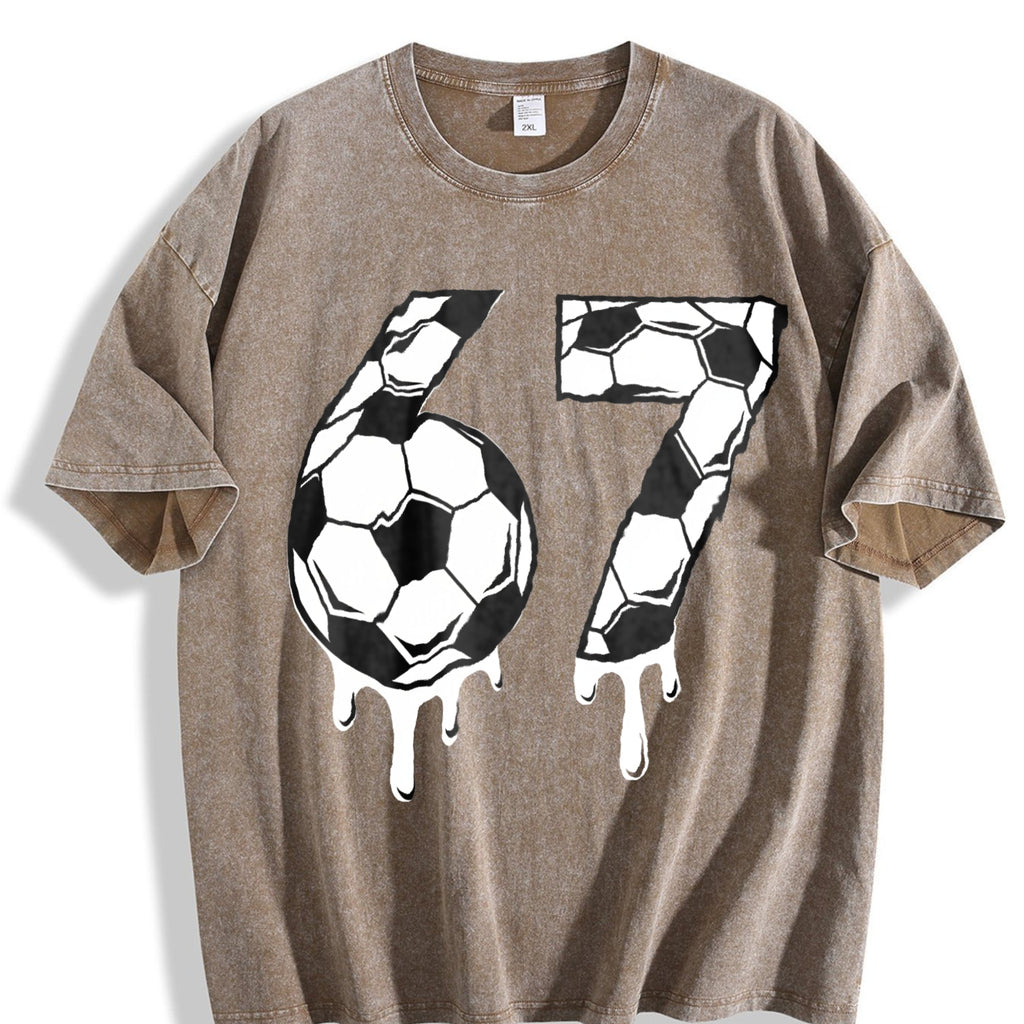 Global Soccer Fan Vintage Washed T-Shirt product image 3