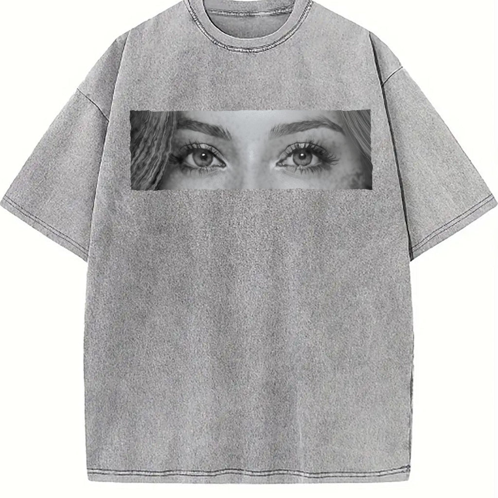 Photo Human Eyes Vintage Washed T-Shirt product image 5
