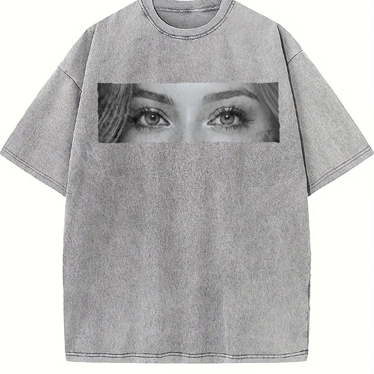 Photo Human Eyes Vintage Washed T-Shirt product image 5