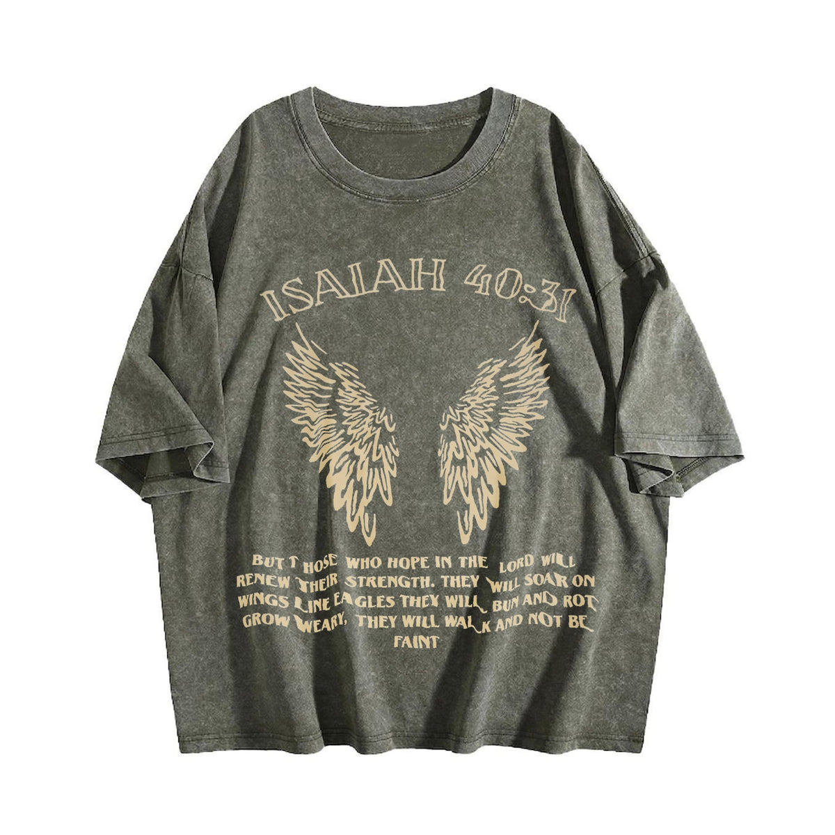 Faith Over Fear Vintage Washed T-Shirt product image 4