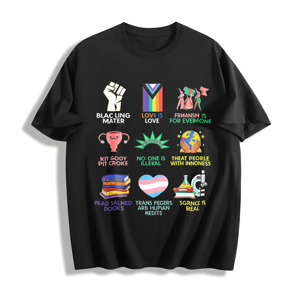 Big Fan Of Human Rights Cotton T-Shirt product image 1